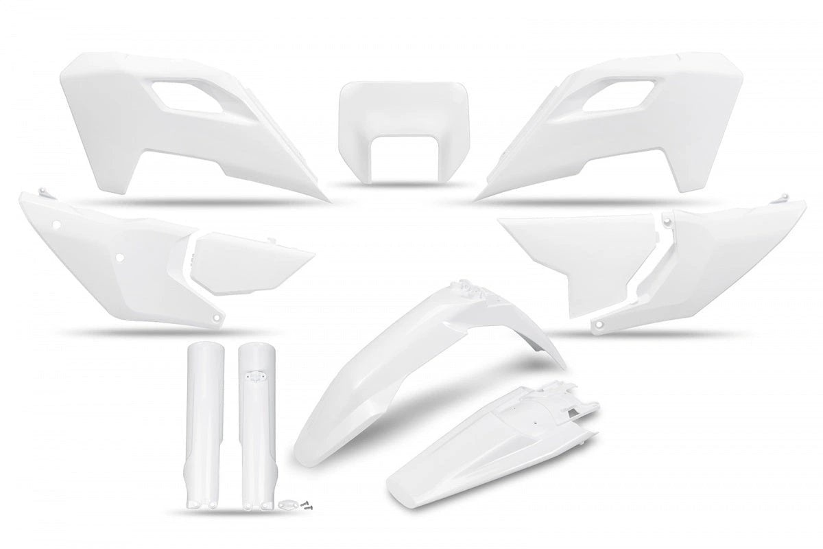 UFO plastic kit Wit 2020 Husqvarna TE 250/300 24 - & FE 250/350/450/501 24 - MxProStoreParts