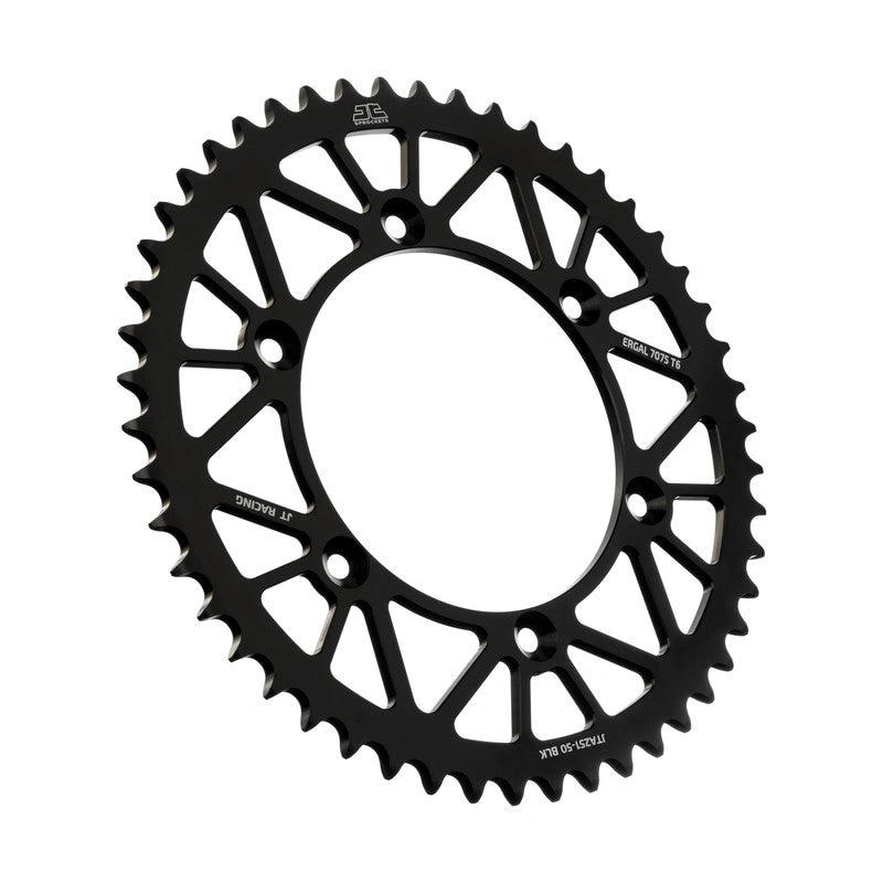 JT Rear Alu Sprocket 7075 T6 Black JTA251.48BLK