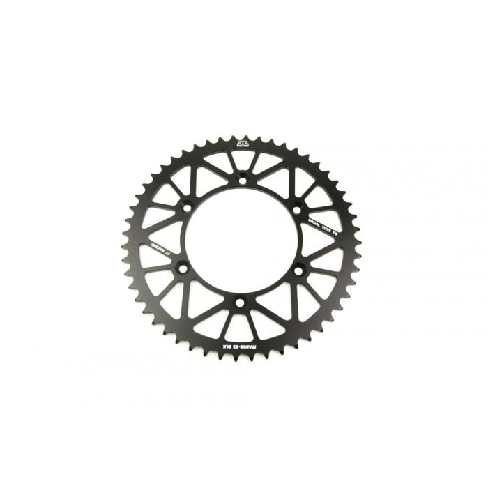 JT Rear Sprocket Aluminum Black 52 Teeth Suzuki RM/RM-Z 125/250/450 1980-