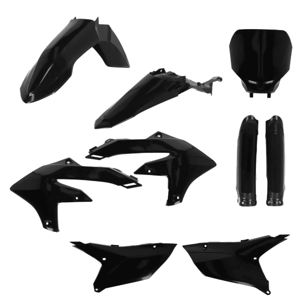 Acerbis Kunststoff-Set Schwarz Yamaha YZ 250F 2024 - & YZ 450F 2023 - (ohne Kraftstoffkappe) - MxProStoreParts