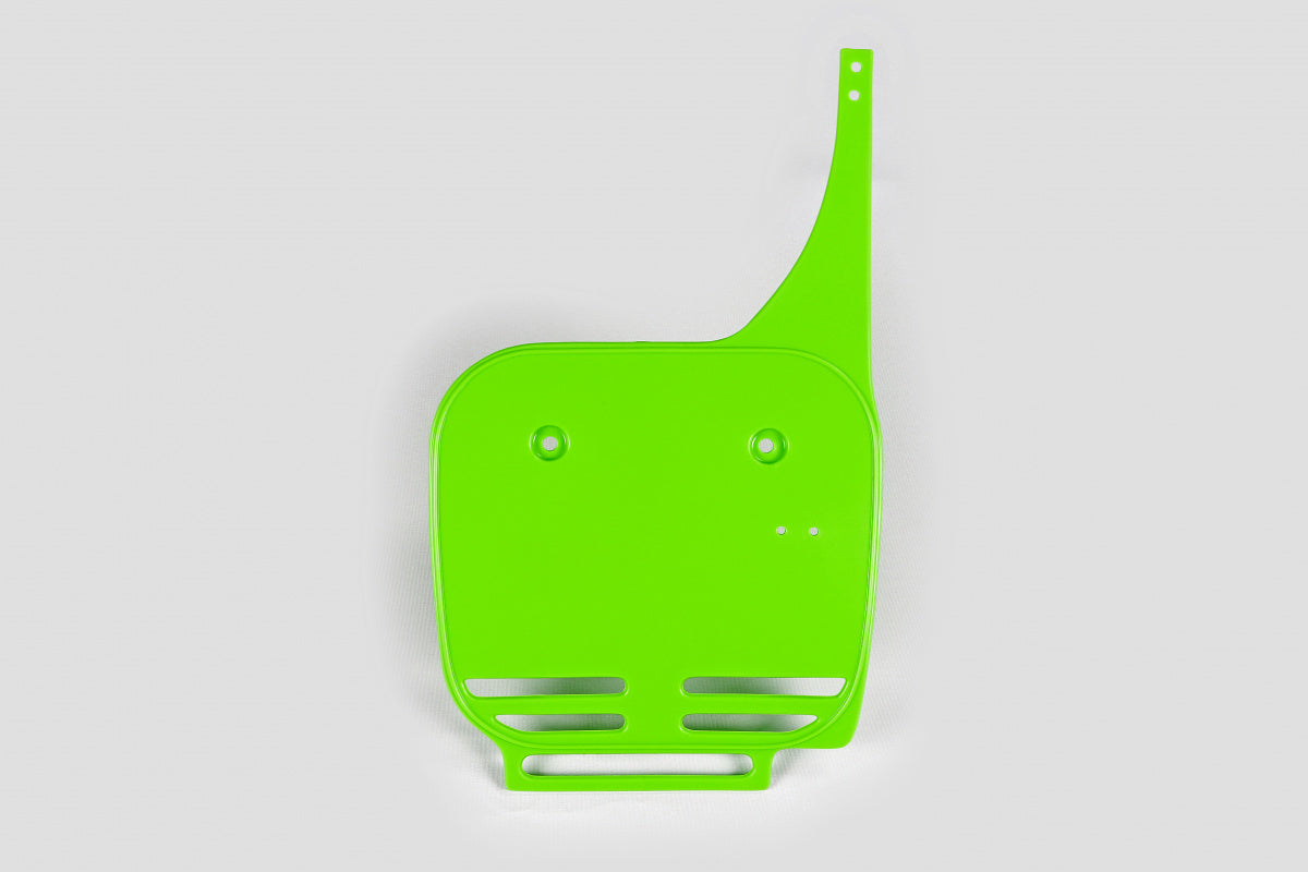 UFO front license plate Green Kawasaki KX 60 1984-2004