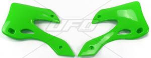 UFO radiator covers Green Kawasaki KX 125/250 99-02