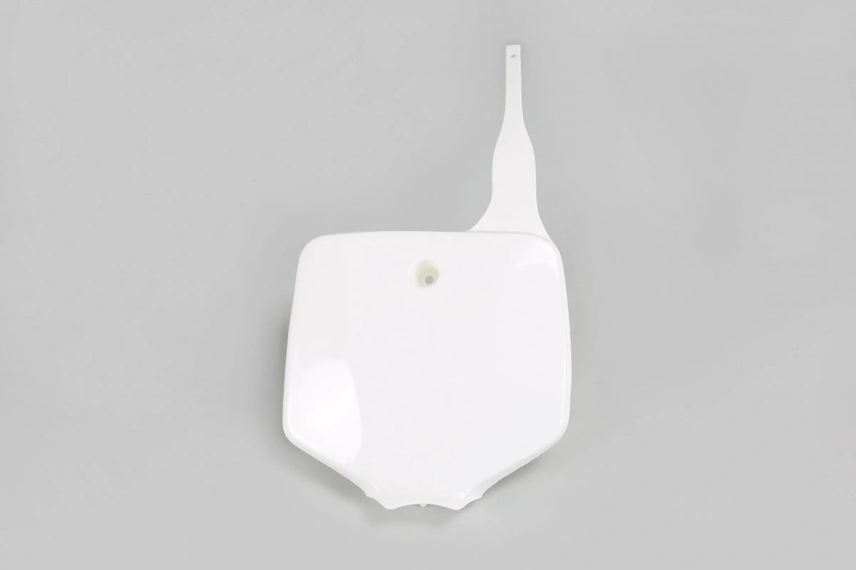 UFO/WRP Vornummernschild Weiß für Kawasaki KX 65 2000 – KLX 110 2001 – 2009 und Suzuki RM 65 2003 – MxProStoreParts