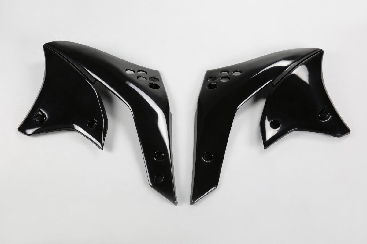 UFO radiator shrouds Black Kawasaki KX 250F 2006-2008