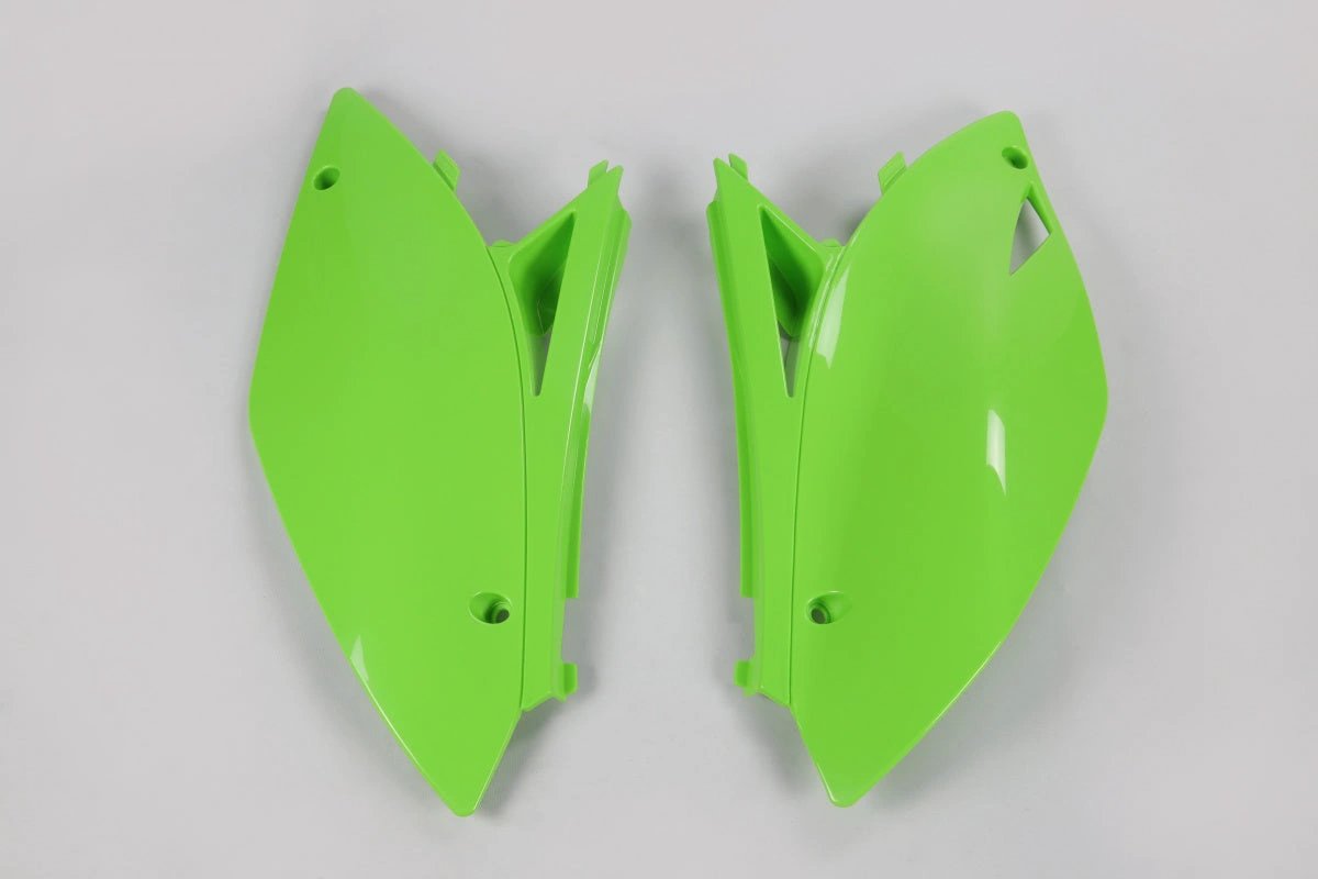 Racetech Zijnummerborden Groen Kawasaki KX 250F 2009 - 2012 & KX 450F 2009 - 2011 - MxProStoreParts