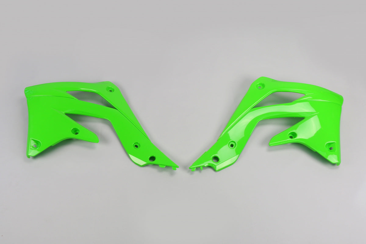 UFO radiator kappen Groen Kawasaki KX 450F 2012-2015