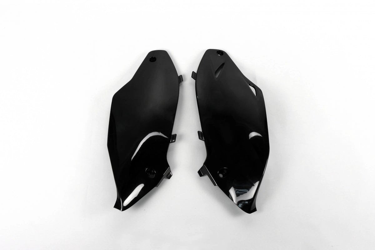 UFO Seitennummernschilder Schwarz Kawasaki KX 250F 13 - 16 & KX 250F 12 - 15 - MxProStoreParts
