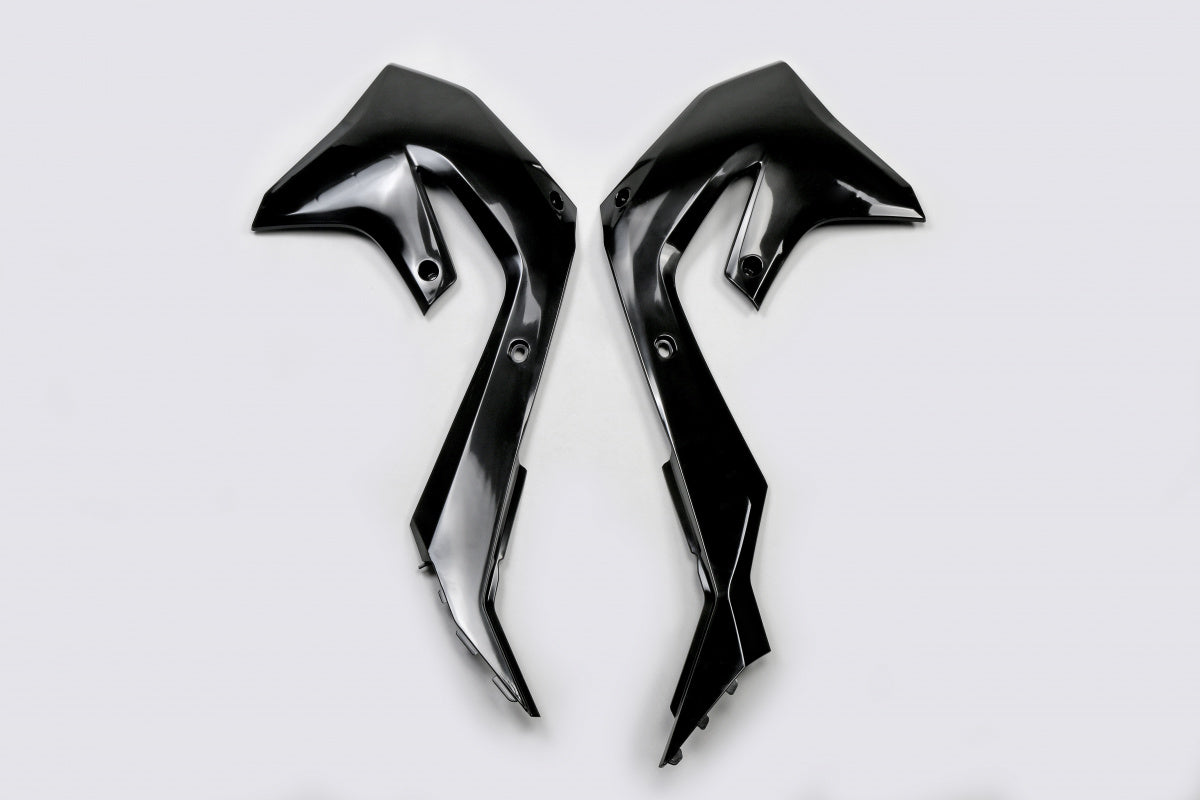 UFO radiator kappen Zwart Kawasaki KX 250F 2021-2024 & KX 450F 2019-2023