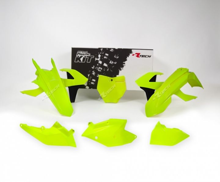 Racetech plastic kit Fluor Yellow KTM SX 125/150 16-18 & SX 250 17-18 & SX-F 250/350/450 16-18