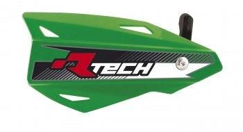 Racetech Vertigo Handprotektoren + Montageset für KXF Grün - MxProStoreParts