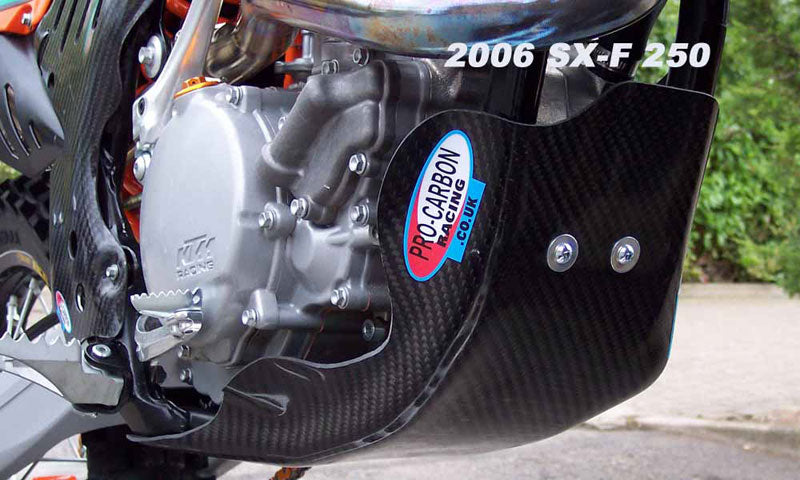 Pro Carbon blokbeschermer KTM SX-F 250 2006-2010 & EXC-F 250 2006-2011