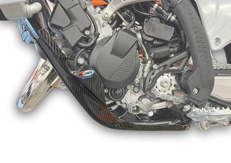 Pro Carbon blokbeschermer Husqvarna TC 125 2023 - & KTM SX 125 2023 - & Gas Gas MC 125 2024 - MxProStoreParts