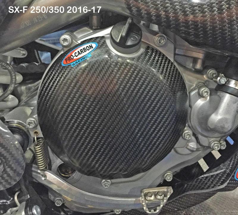 Pro Carbon Koppeling cover KTM SX - F 250/350 2016 - 2022 & SX - F 450 2017 - 2022 & EXC - F 450/500 2017 - 2022 - MxProStoreParts