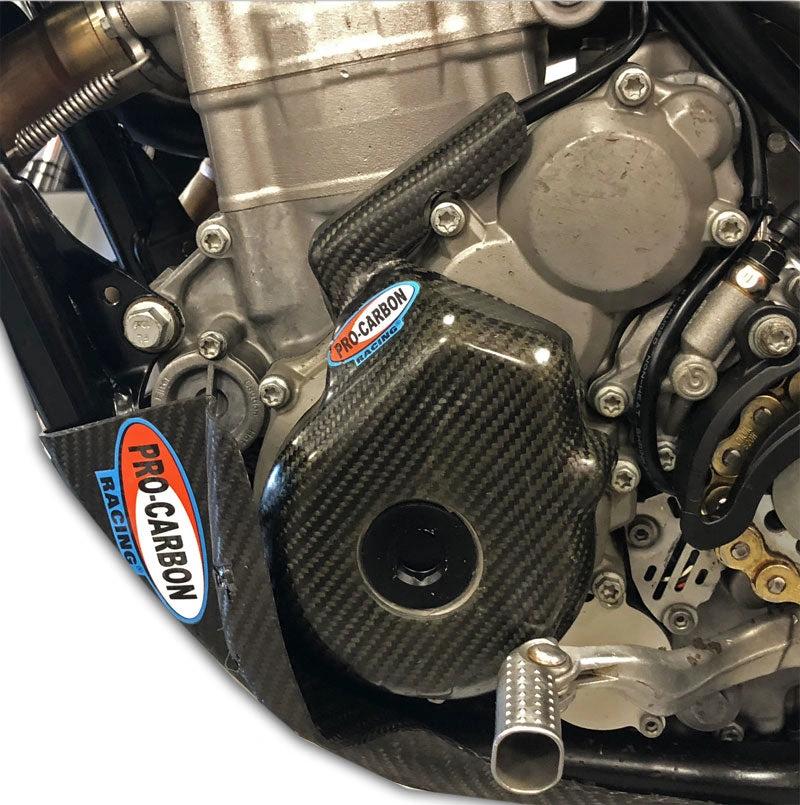 Pro Carbon Ontstekings cover KTM SX - F 250/350 2016 - 2022 & Gas Gas MC 250F/350F 2021 - 2023 & Husqvarna FC 250/350 2016 - 2022 - MxProStoreParts