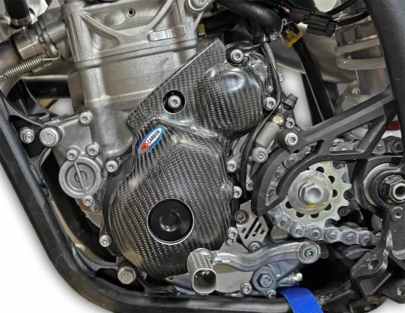 Pro Kohlenstoff-Zündblock-Schutz für KTM SX-F 250/350 2023 - Husqvarna FC 250/350 2023 - MxProStoreParts