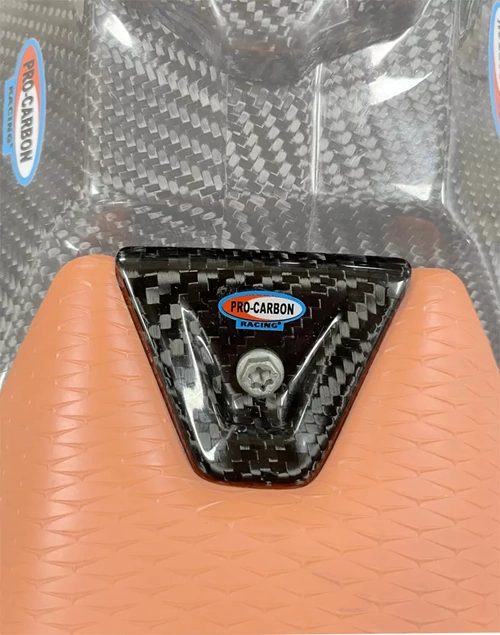 Pro Carbon seat mounting cover KTM SX/F 125/250/300/350/450 2023- & EXC/EXC-F 250/300/350/450/500 2024-