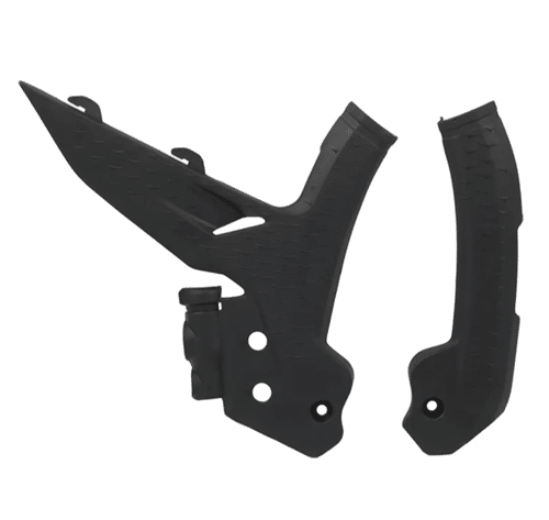 Braapp frame beschermers zwart KTM SX 125/250/300 2023- & SX-F 250/350/450 2023- & EXC/EXC-F 150/250/300/350/450/500 2024-