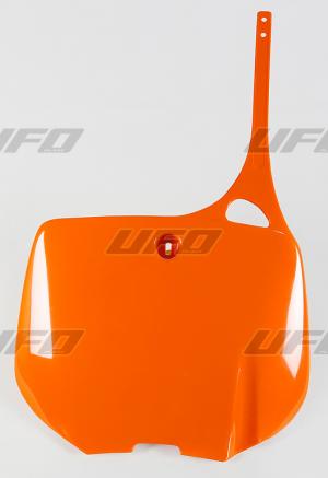 UFO voornummerplaat Oranje 127 KTM 125/200/250/300/360/380/400/500/520/620 93-98 - MxProStoreParts