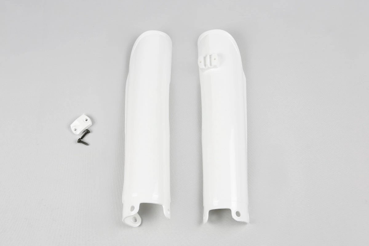Cemoto Vordergabelschützer Weiß KTM EXC 125/200 00 - 07 & EXC 250 99 - 07 & EXC 300 98 - 07 & EXC 380 00 - 01 & EXC - F 250/400/450/525 00 - 07 & SX 125/250 00 - 07 & SX 200 03 - 04 & SX - F 250 06 - 07 - MxProStoreParts