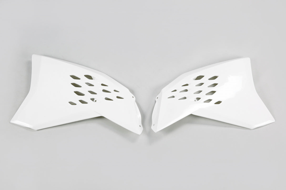 UFO radiator kappen Wit KTM SX/SX-F 125-450 2007-2010 & EXC/EXC-F 125-450 2008-2011