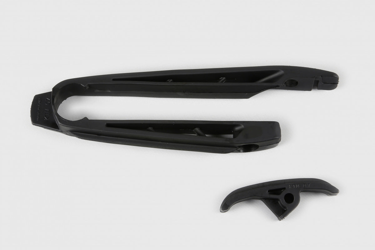 UFO Swingarm geleider zwart KTM SX/SX-F 125/144/150/250/450/505 07-10 & EXC/EXC-F 125/200/250/400/450/530 08-11