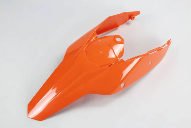 UFO Heckfender + Seitennummernschilder Orange KTM EXC/EXC-F 125-450 2008-2011