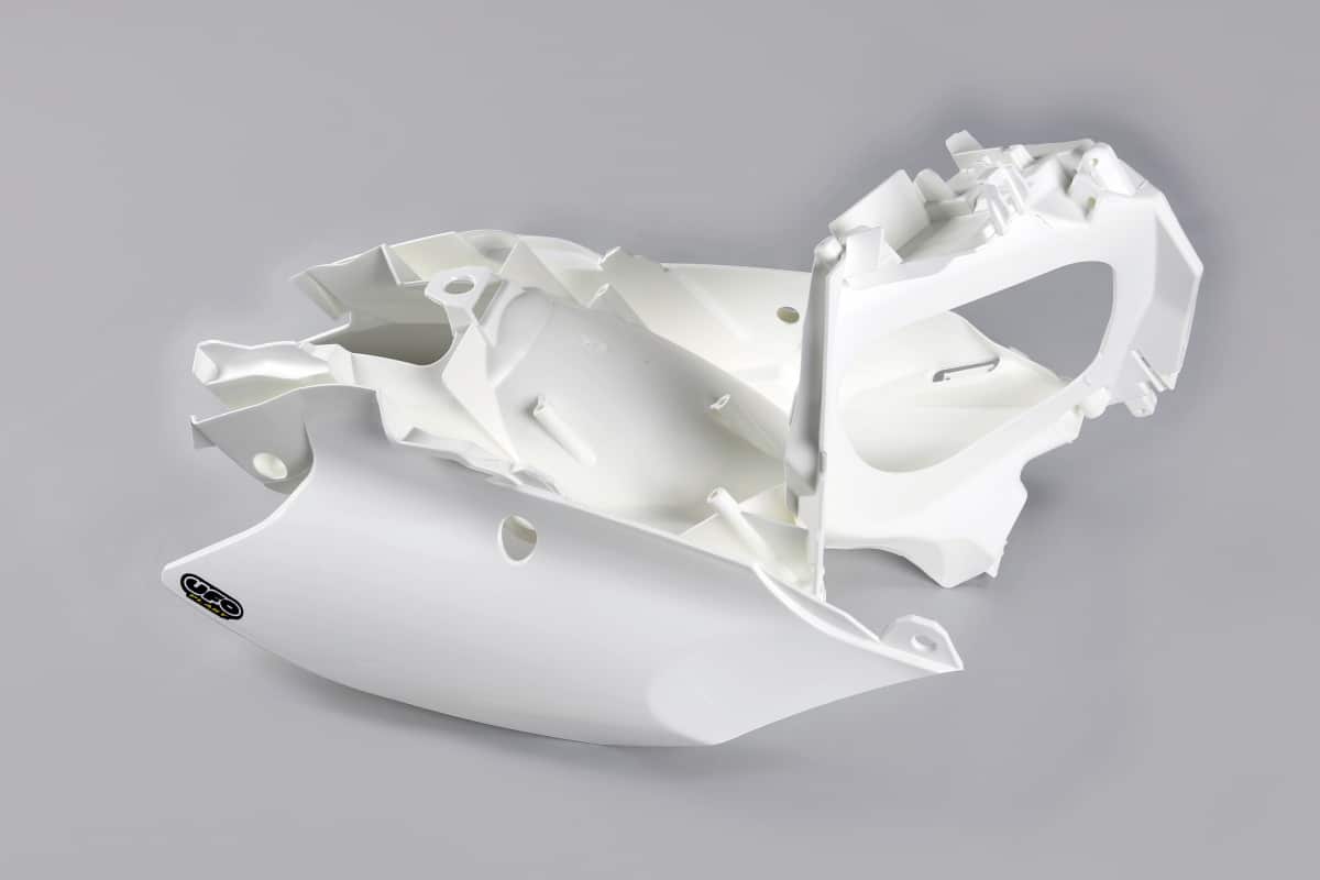 UFO Zijnummerborden + Airbox Wit KTM SX 125/150 11-15 & SX 250 11-16 & SX-F 250/350/450 11-15 & EXC 200/250/300/450/500 12-16 & EXC-F 250/350 12-16