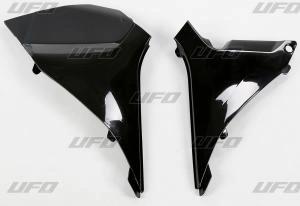 UFO Luftfilterkappe Schwarz für KTM SX 125/150/250 12 und SX-F 250/350/450 11-12 - MxProStoreParts