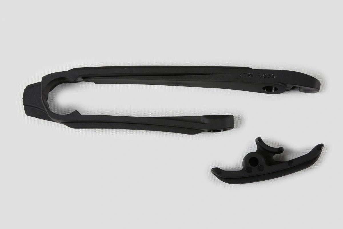 UFO Swingarm geleider zwart KTM EXC/EXC - F 125/250/300/350/450/500 12 - 16 - MxProStoreParts