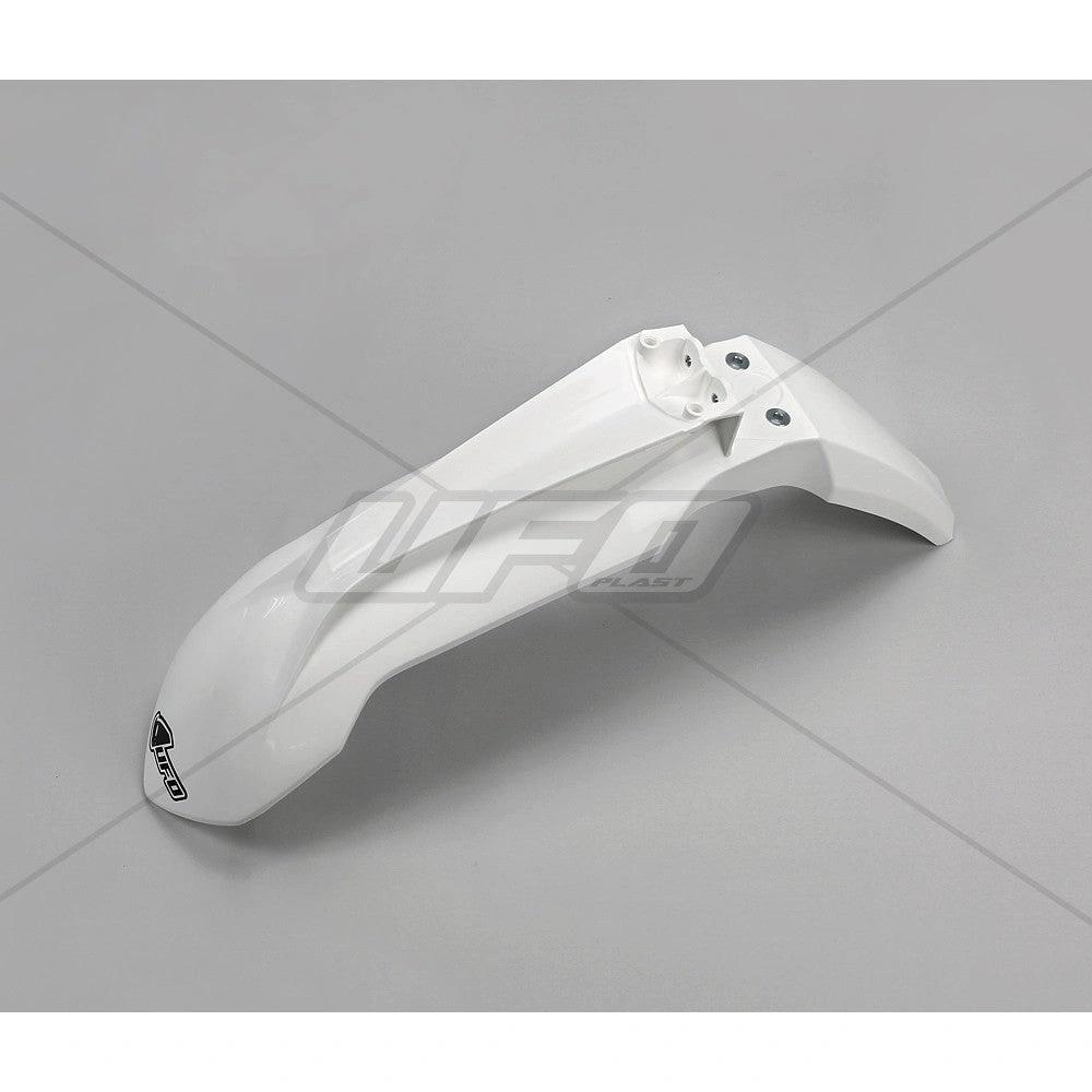 UFO Vorderer Kotflügel Weiß passend für KTM SX 125/150 13 - 15 & SX 250 13 - 16 & SX-F 250/350/450 13 - 15 & EXC 125/200/250/300 14 - 16 & EXC-F 250/350/450/500 14 - 16 - MxProStoreParts