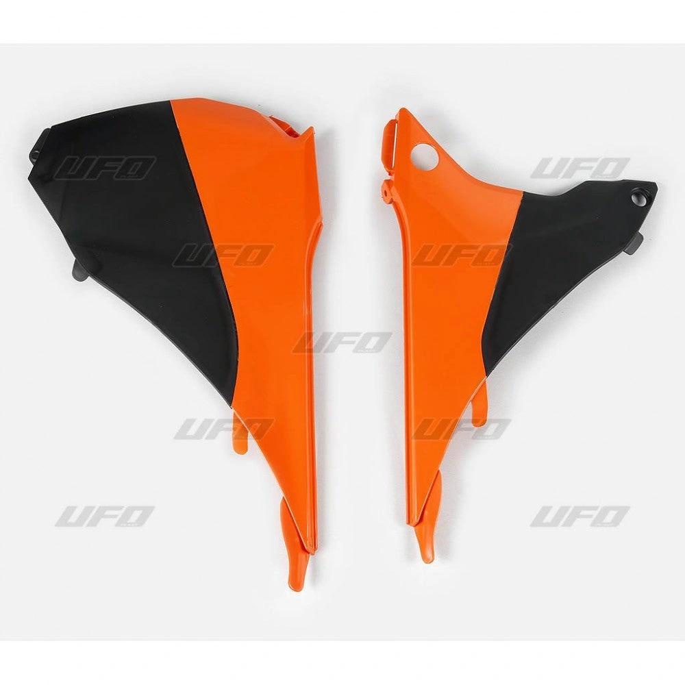 UFO Luftfilterkappe Orange / Schwarz KTM EXC/EXC-F 125/200/250/300/450/500 14 - 16 - MxProStoreParts