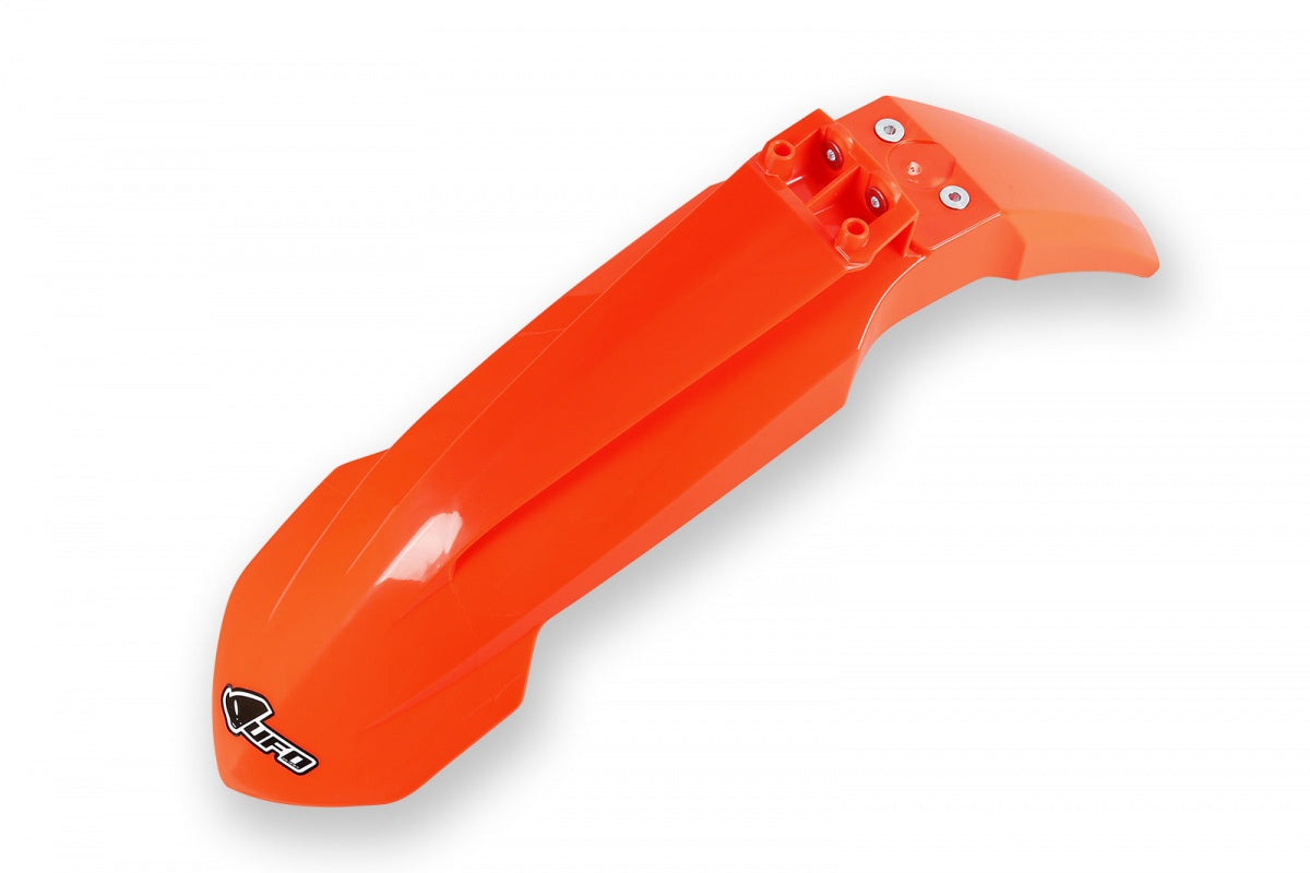 UFO Front Fender Fluorescent Orange KTM SX 125/150/250 16- & SX-F 250/350/450 16- & EXC 250/300 17- & EXC-F 250/350/450/500 17-