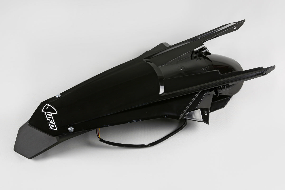 UFO Enduro achterspatbord Zwart KTM EXC 125/150/250/350/450/500 17-19