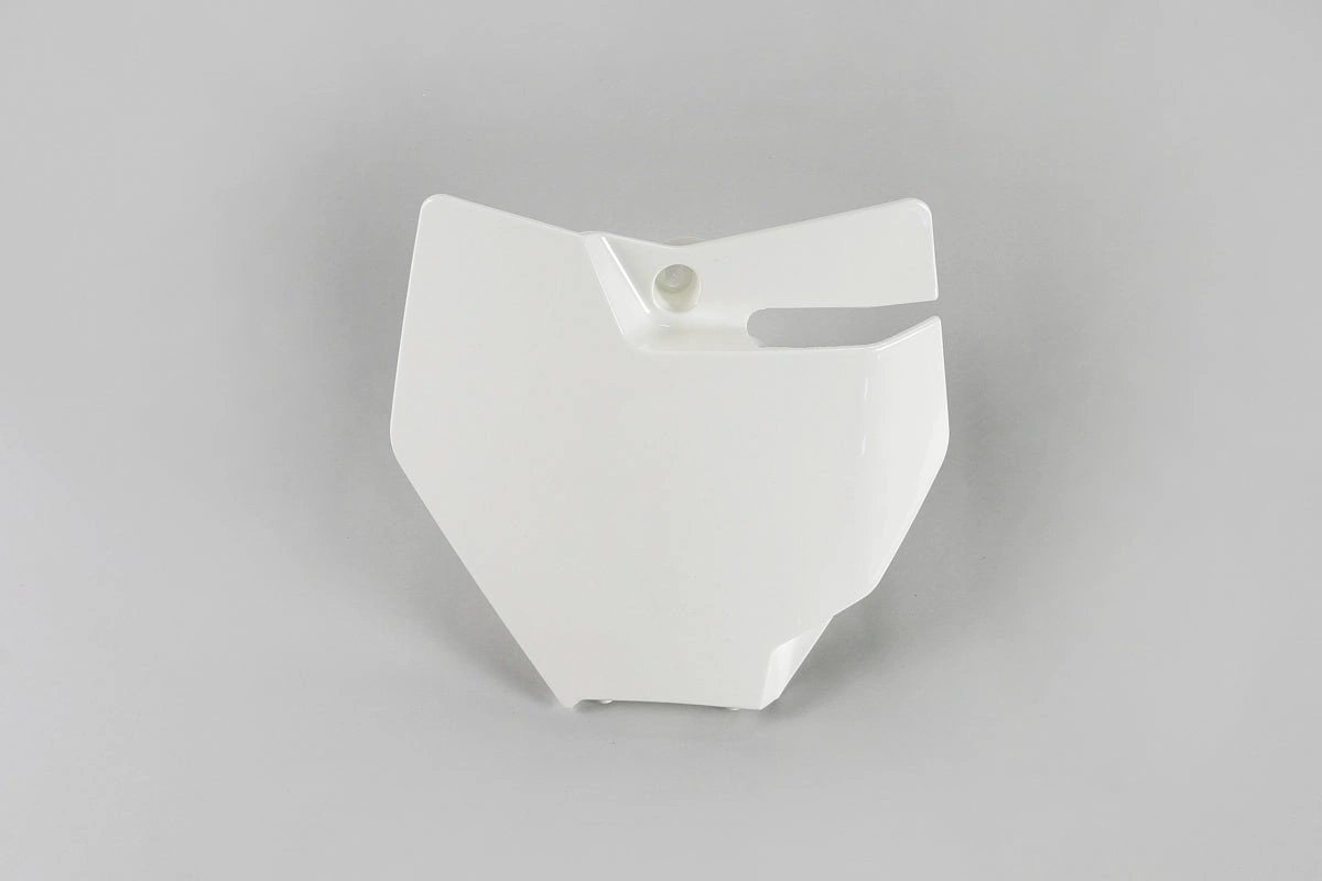 UFO Vornummernschild Weiß KTM SX 85 2018 - & Gas Gas MC 85 2021 - MxProStoreParts