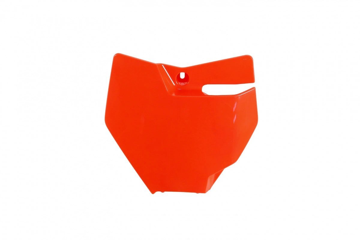 UFO Vornummernschild Fluor Orange KTM SX 85 2018 - & Gas Gas MC 85 2021 - MxProStoreParts