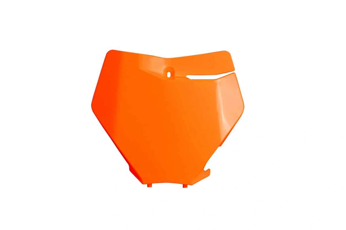 UFO voornummerplaat Oranje KTM SX 125/150/250 19 - 22 & SX - F 250/350/450 19 - 22 - MxProStoreParts