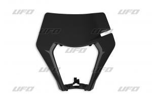 UFO headlight plastic Black KTM EXC 250/300 20- & EXC-F 250/350/450/500 20-