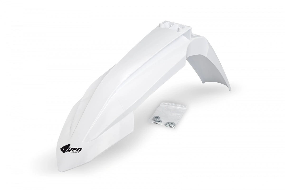 UFO Voorspatbord Wit KTM SX 125/150/250/300 2023 - & SX - F 250/350/450 2023 - & KTM EXC/EXC - F 250/300/350/450/500 2024 - MxProStoreParts