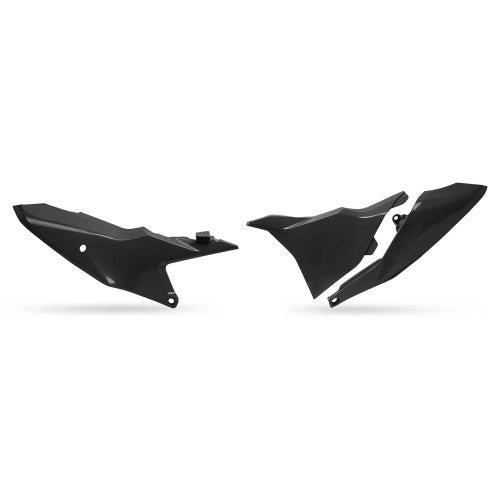 UFO zijnummerborden + Luchtfilterkap Zwart KTM SX 85 2025 - MxProStoreParts