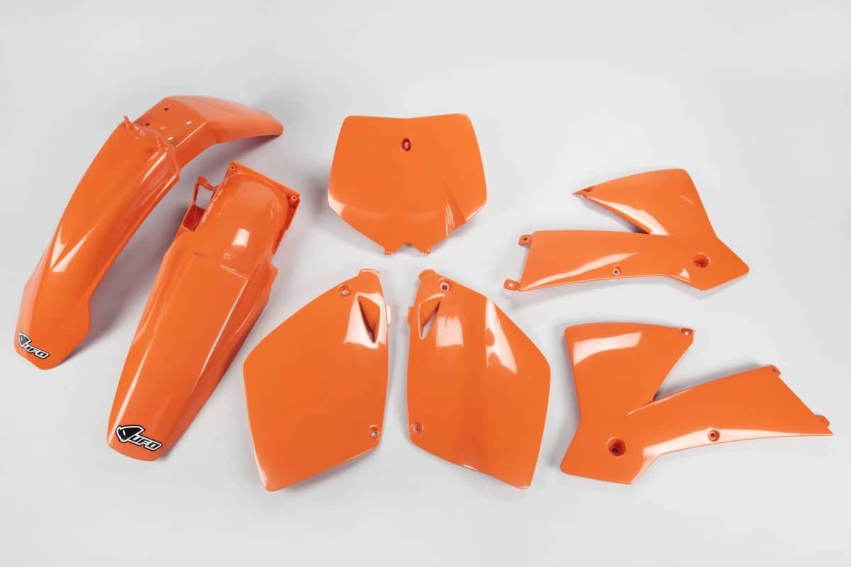 Cemoto Kunststoffkit Orange KTM SX 250/400 2001 - 2002 & SX 125 2002 - MxProStoreParts