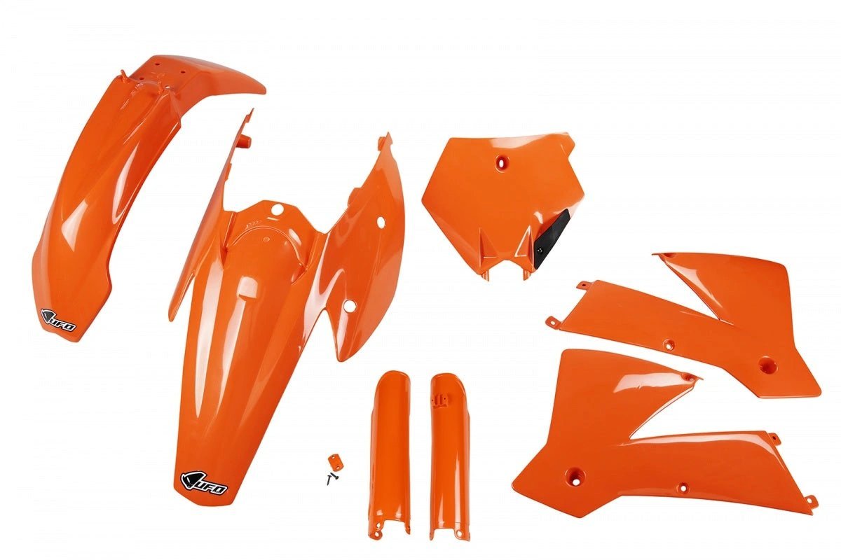 UFO Kunststoff-Kit Orange KTM SX 125/250/450 2004 (volles Kit) - MxProStoreParts