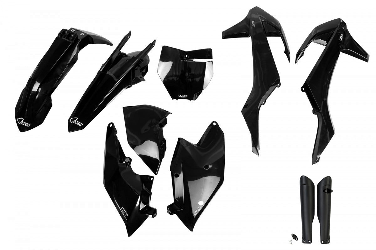 UFO plastic kit Black KTM SX 125/150 16-18 & SX 250 17-18 & SX-F 250/350/450 16-18 ( full kit )