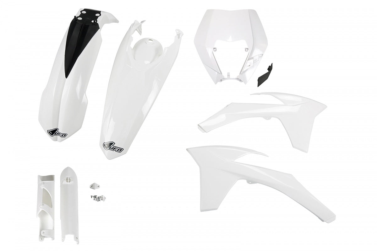 UFO plastic kit Wit KTM EXC/EXC-F 125/250/300/350/450/500 2012-2013 (full kit)