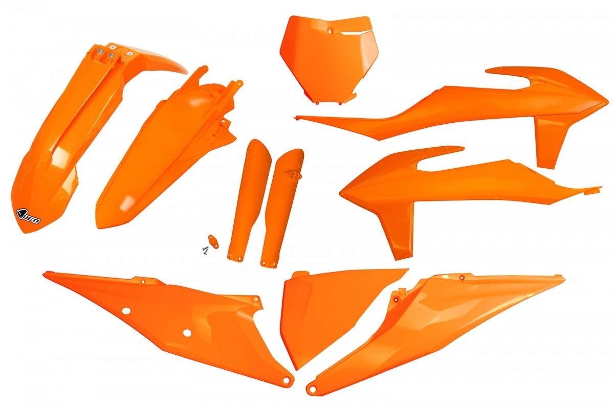 UFO Kunststoff-Kit Orange KTM SX 125/150/250 19 - 22 & SX-F 250/350/450 19 - 22 (volles Kit) - MxProStoreParts