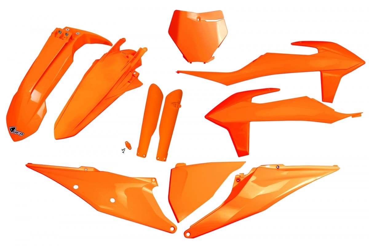 UFO plastic kit Fluor Oranje KTM SX 125/150/250 19-22 & SX-F 250/350/450 19-22 ( full kit ) - MxProStoreParts