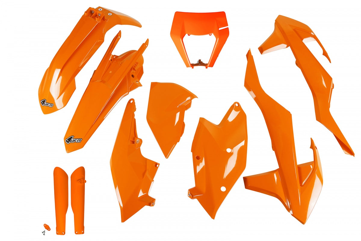 UFO plastic kit Orange with headlight plastic KTM EXC/EXC-F 250/300/350/450/500 17-19 (full kit)