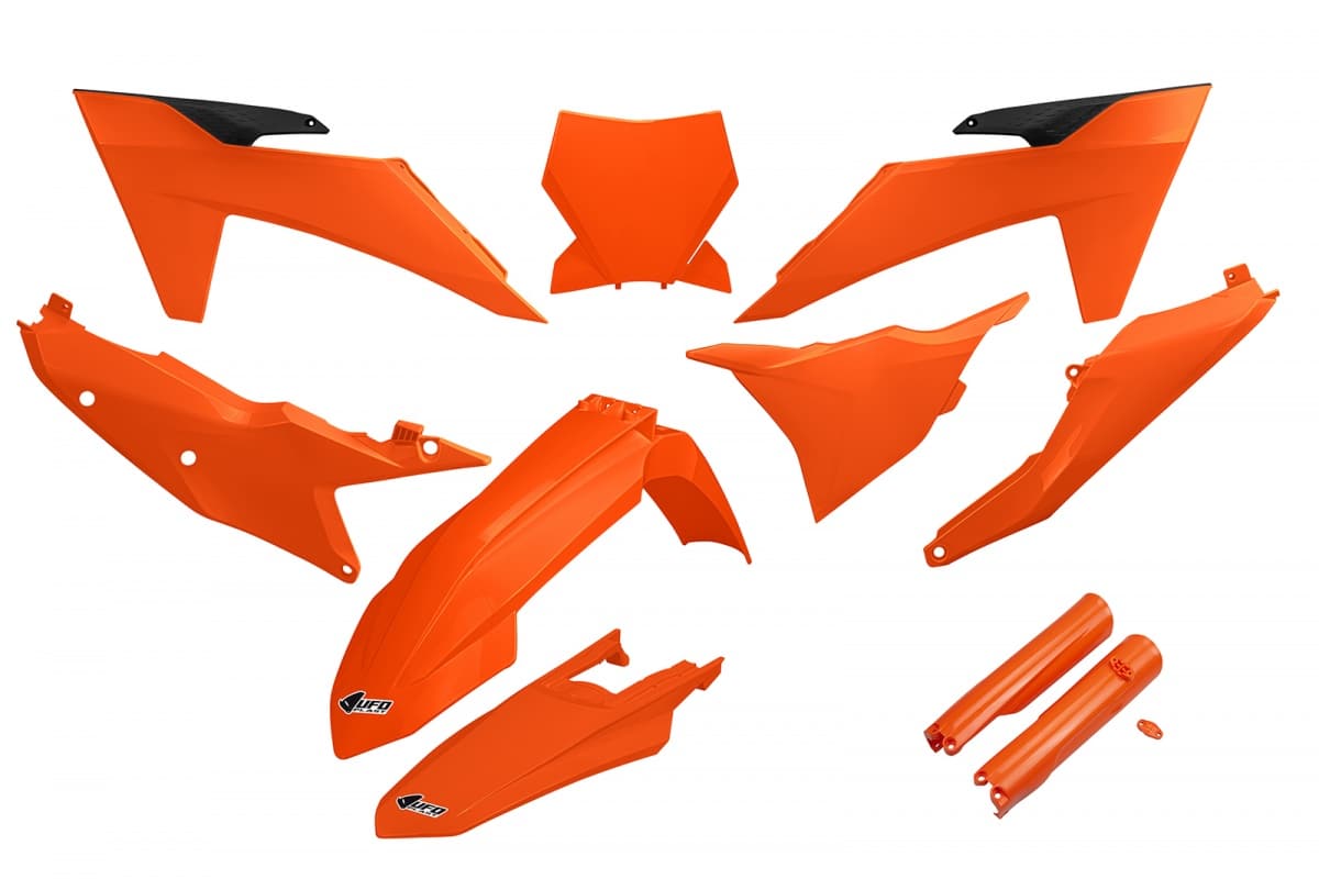 UFO plastic kit Oranje ( Full kit ) KTM SX 125/150/250/300 2023- & SX-F 250/350/450 2023- ( model 2023 ) - MxProStoreParts