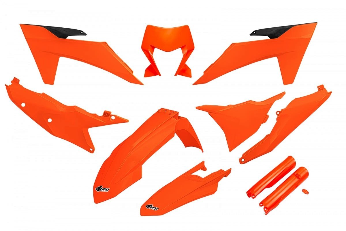 UFO Kunststoff-Set Leuchtorange (Volles Set) für KTM EXC/EXC-F 250/300/350/450/500 2024 - MxProStoreParts