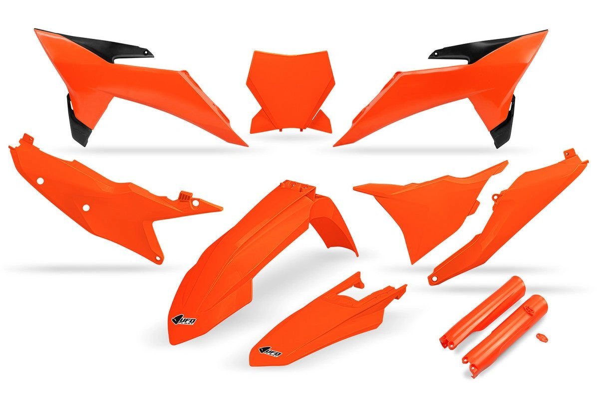 UFO plastic kit Fluor Oranje ( Full kit ) KTM SX 125/150/250/300 2023 - 2026 & SX - F 250/350/450 2023 - 2026 ( model 2025 ) - MxProStoreParts
