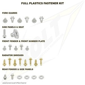 Bolt Volledige plastic set schroeven set KTM SX 65 16- & Husqvarna TC 65 17- & Gas Gas MC 65 2021-
